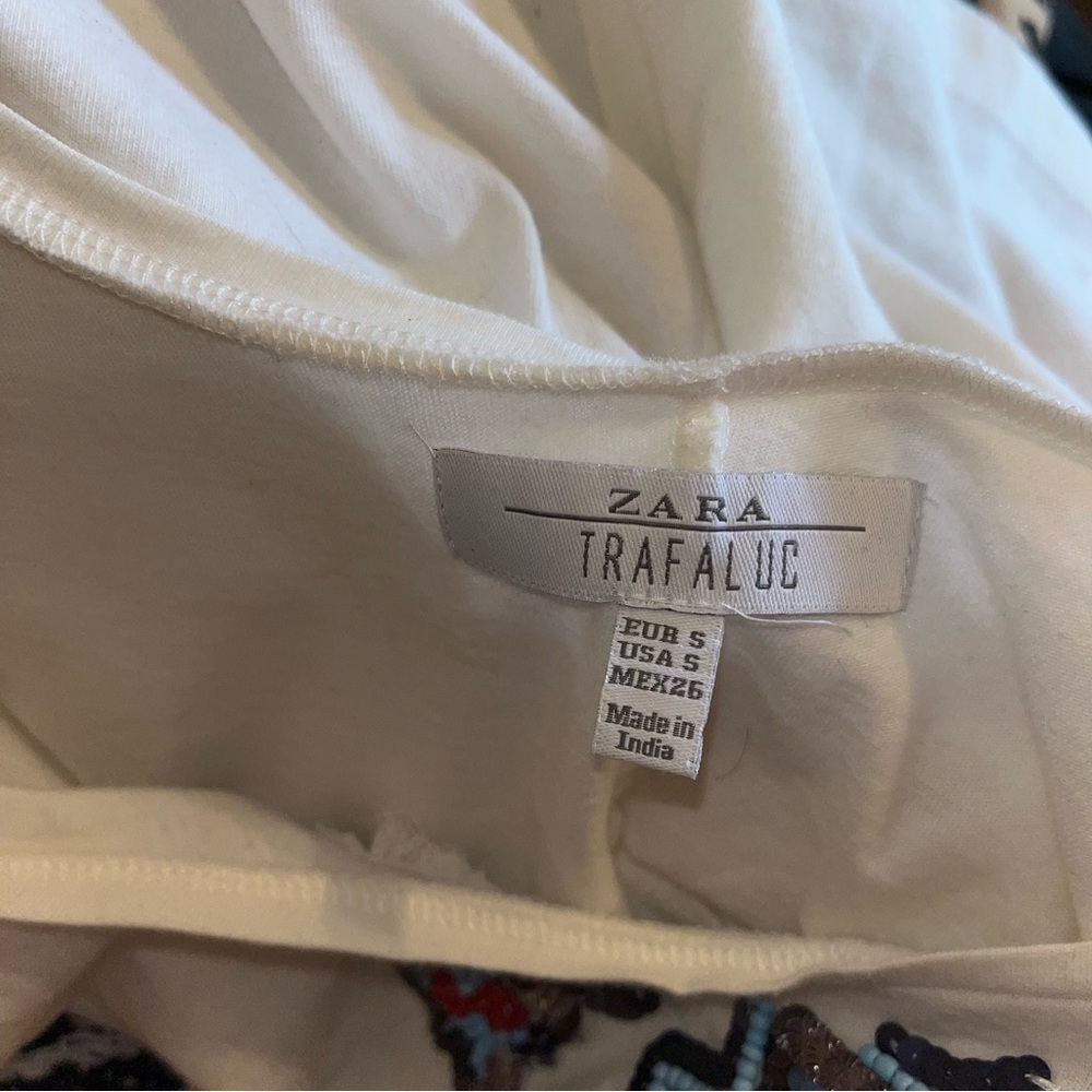 Zara Woman’s Trafaluc Beaded Tribal Tank Top - Picture 7 of 8